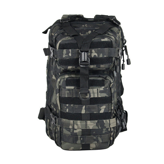 ARMYCAMO | Wolfwarriorx | L&Q army Small Tactical Backpack Military Daypack - 30L Backpack for Men Molle Assault Pack Bug Out Bag for Hiking Camping Travel Army Hunting Rucksack Trekking