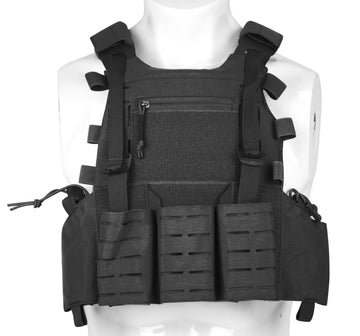 Advanced Laser-Cut Tactical Vest with Plate Carrier