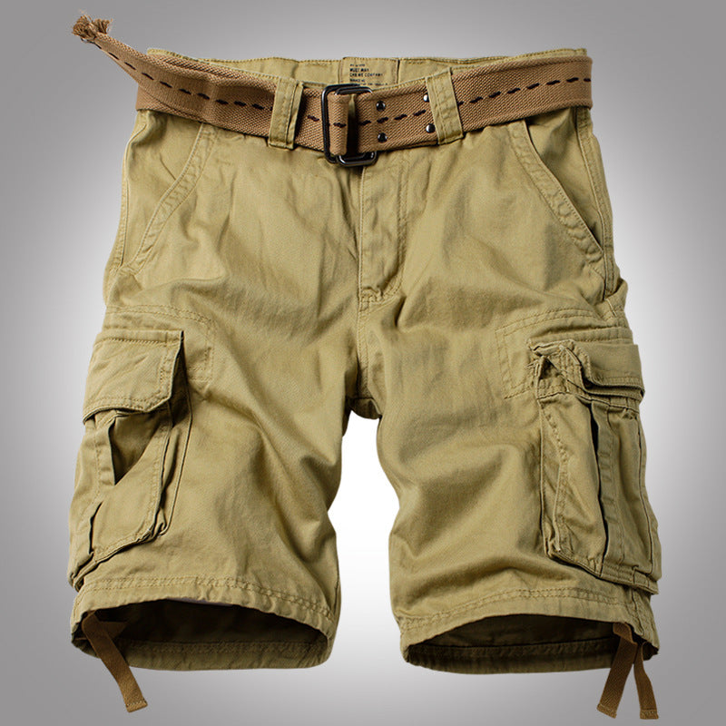 Men's Multi-Pocket Camouflage Shorts