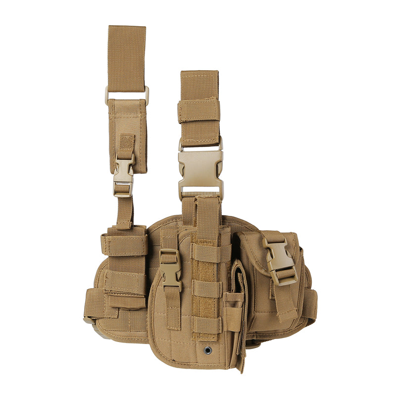 Drop Leg Holster with Magazine Pouch,Right/Left Handed Tactical Thigh Pistol Gun Holster Leg Harness,Glock 19 Holster