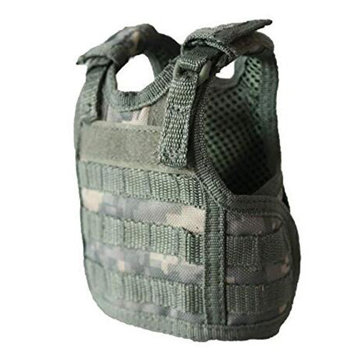 Tactical Mini Vest Beer Drink Cooler Sleeve Beverage Holder