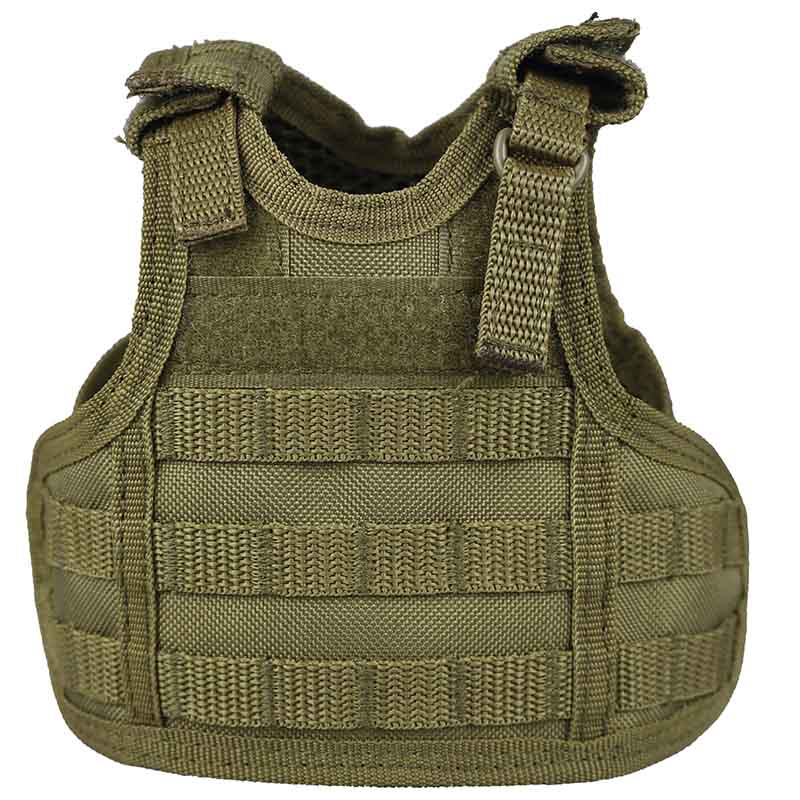 Tactical Mini Vest Beer Drink Cooler Sleeve Beverage Holder