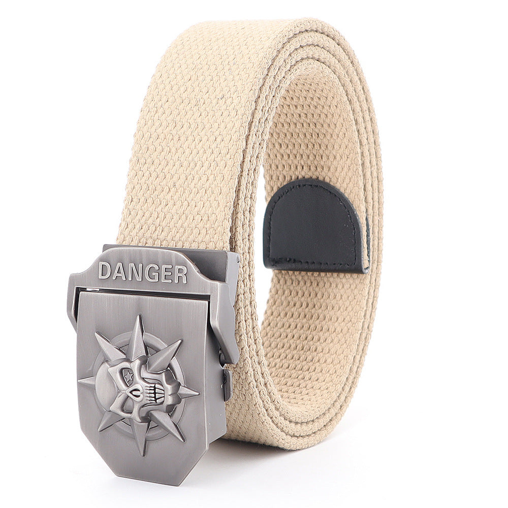 Padded canvas belt